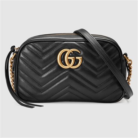 gucci black soft leather shoulder bag cross strap|cheapest gucci shoulder bag.